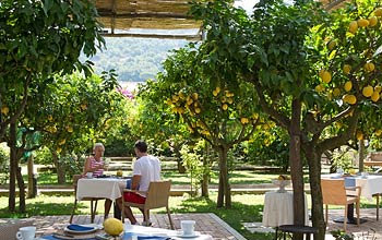 Lunch in the garden - La Zagara