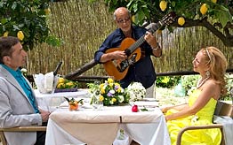 Traditional island wedding on Capri